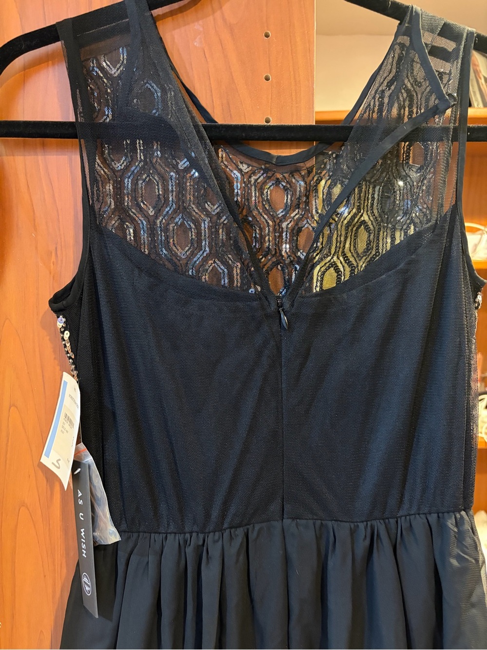 Black cocktail dress
